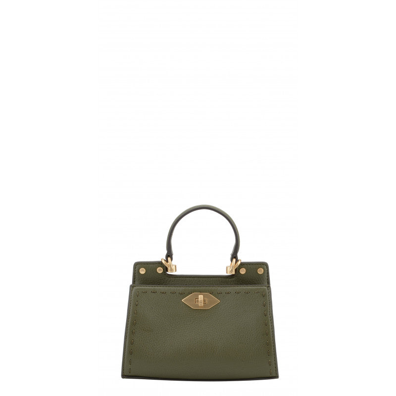 Micro khaki handbag