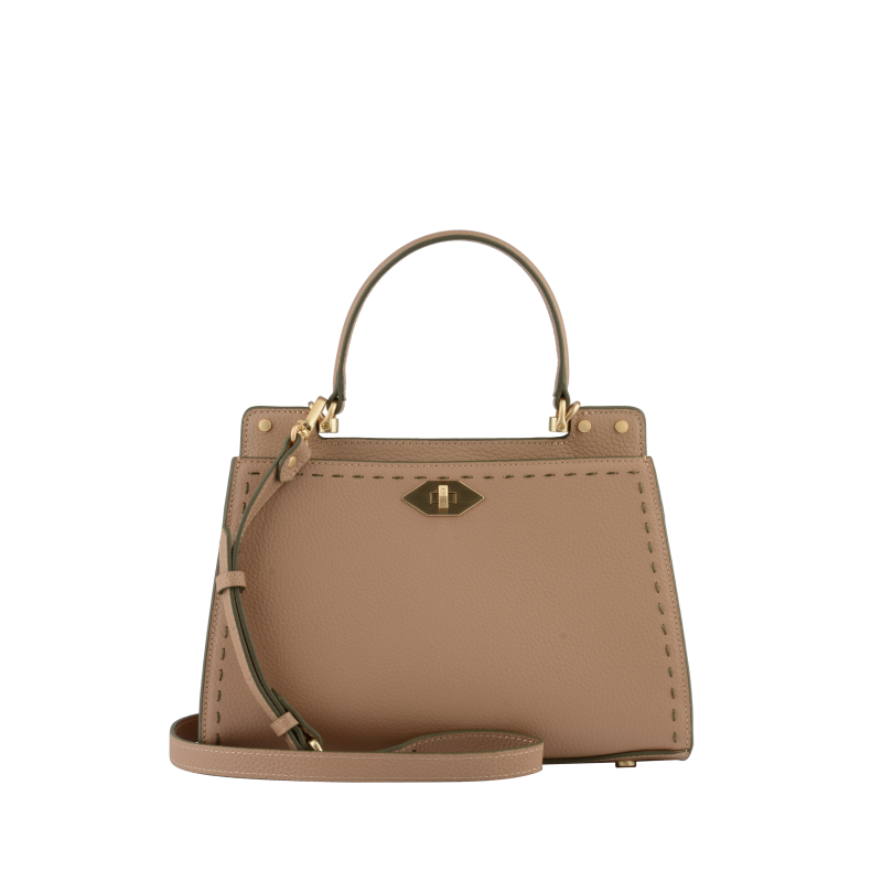 Mastic/khaki handbag size M