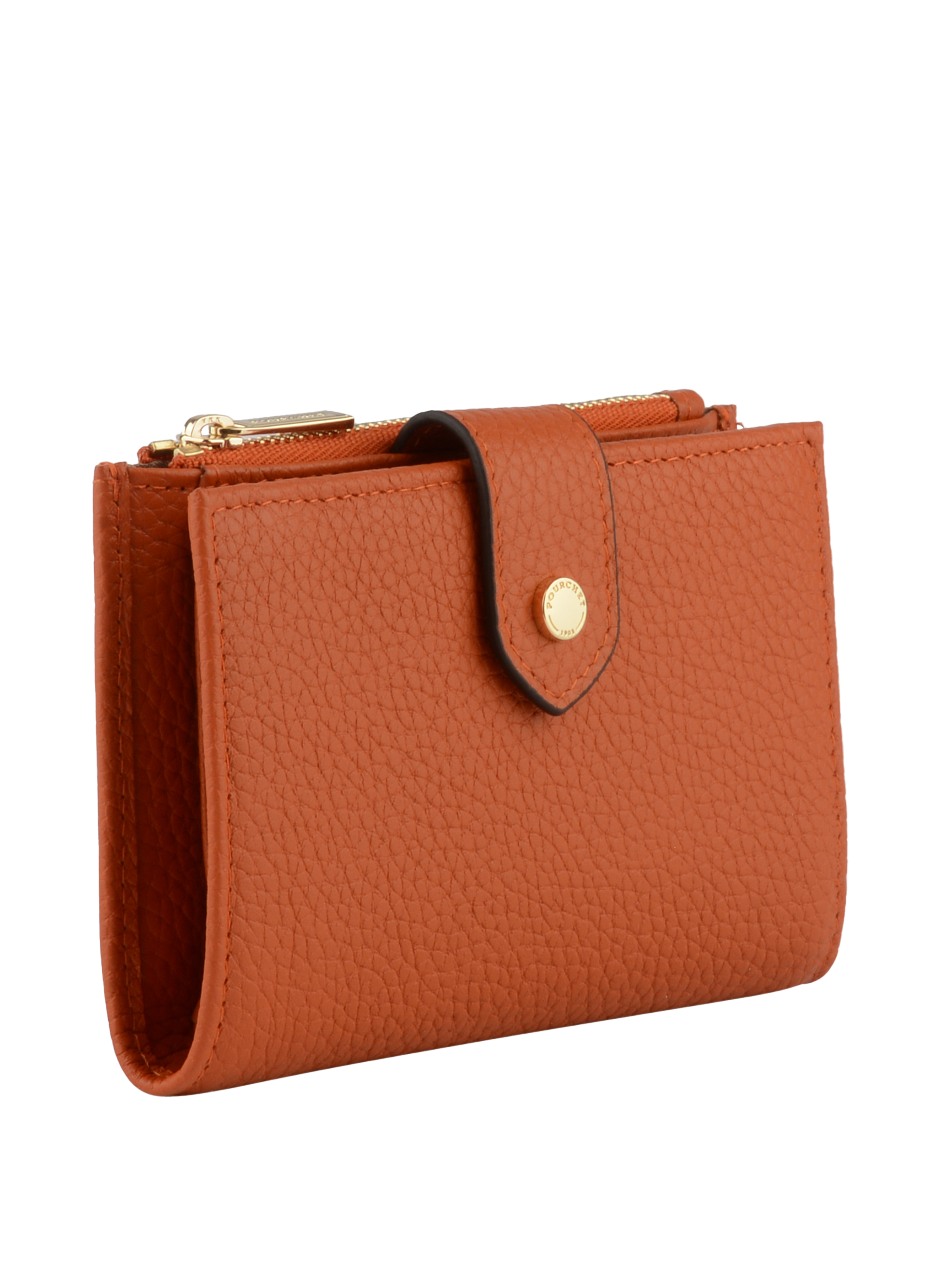 Club - Petit portefeuille orange