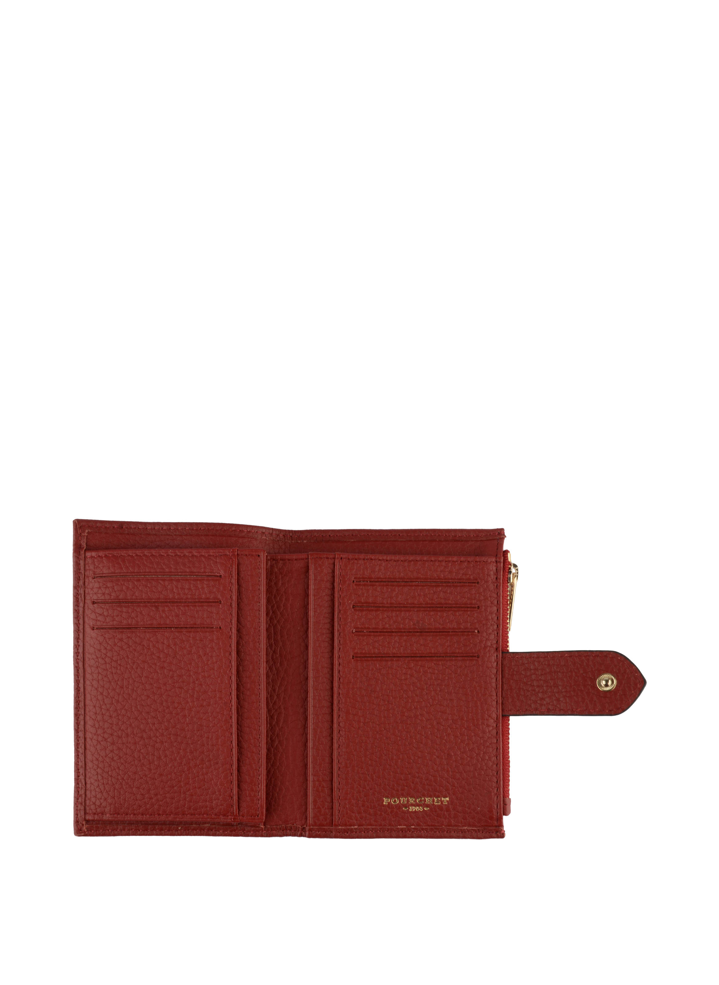Club - Petit portefeuille rouge
