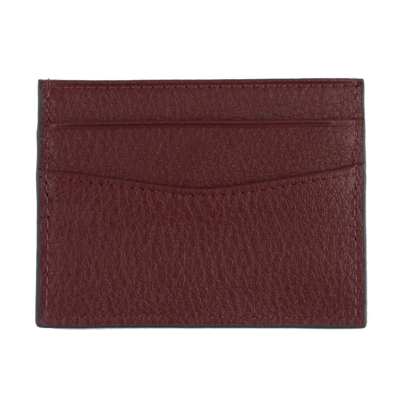 Club | Porte carte bordeaux