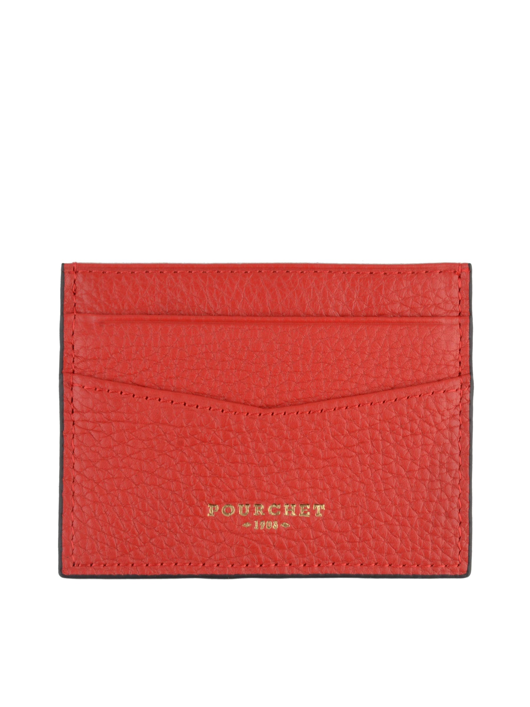 Club - Porte carte rouge vif