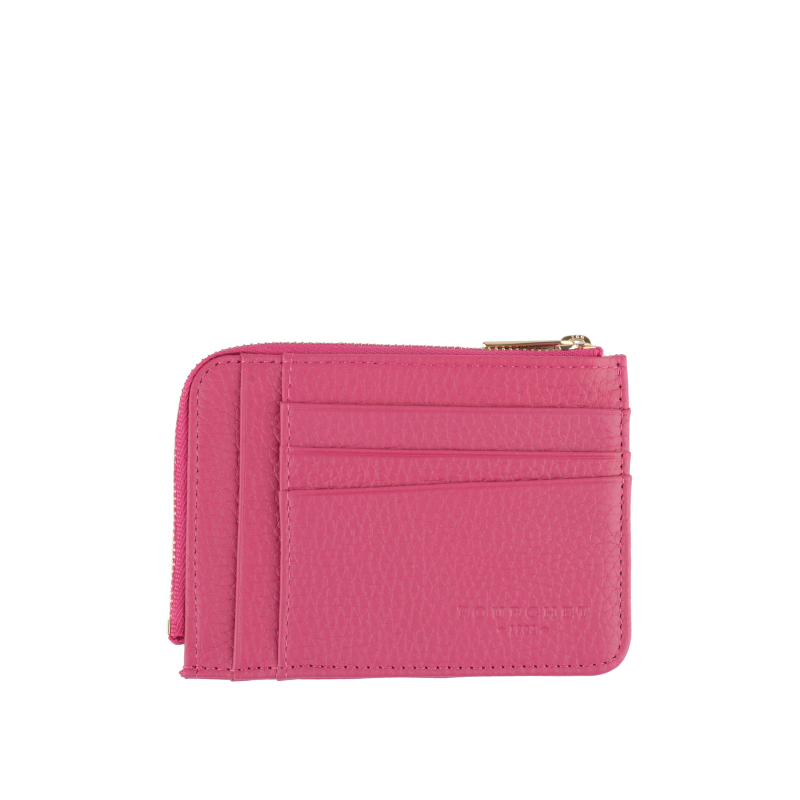 Club - Porte monnaie/carte plat fuchsia