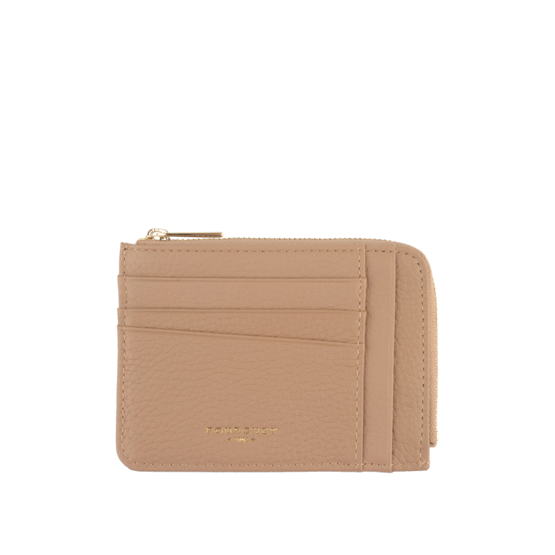 Club - Porte monnaie/carte plat mastic