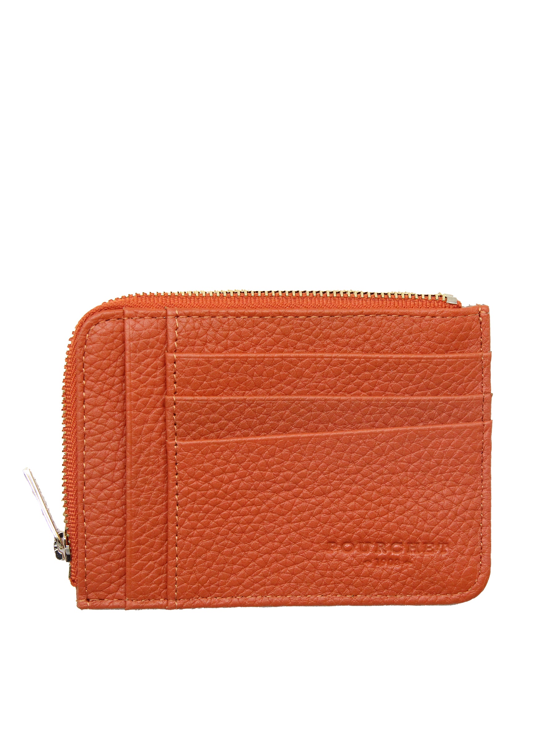 Club - Porte monnaie/carte plat orange
