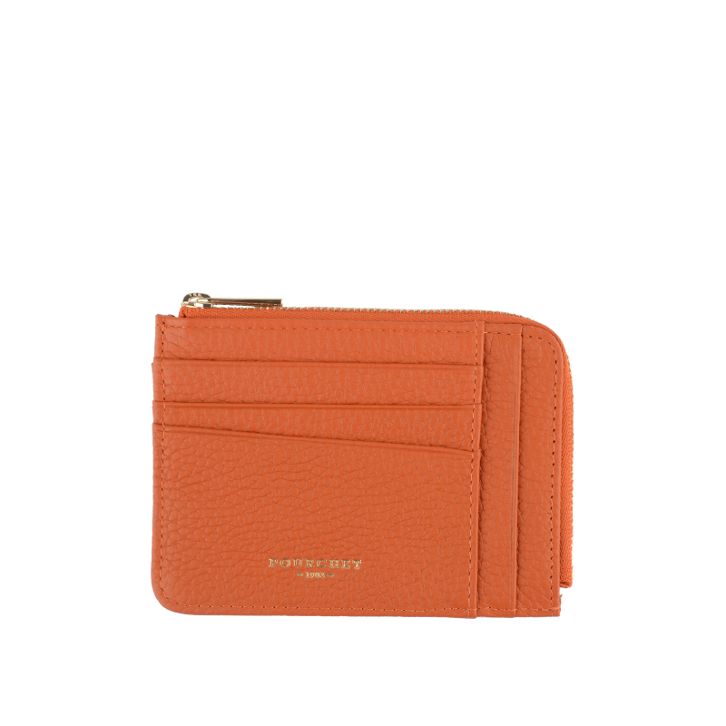 Club - Porte monnaie/carte plat orange