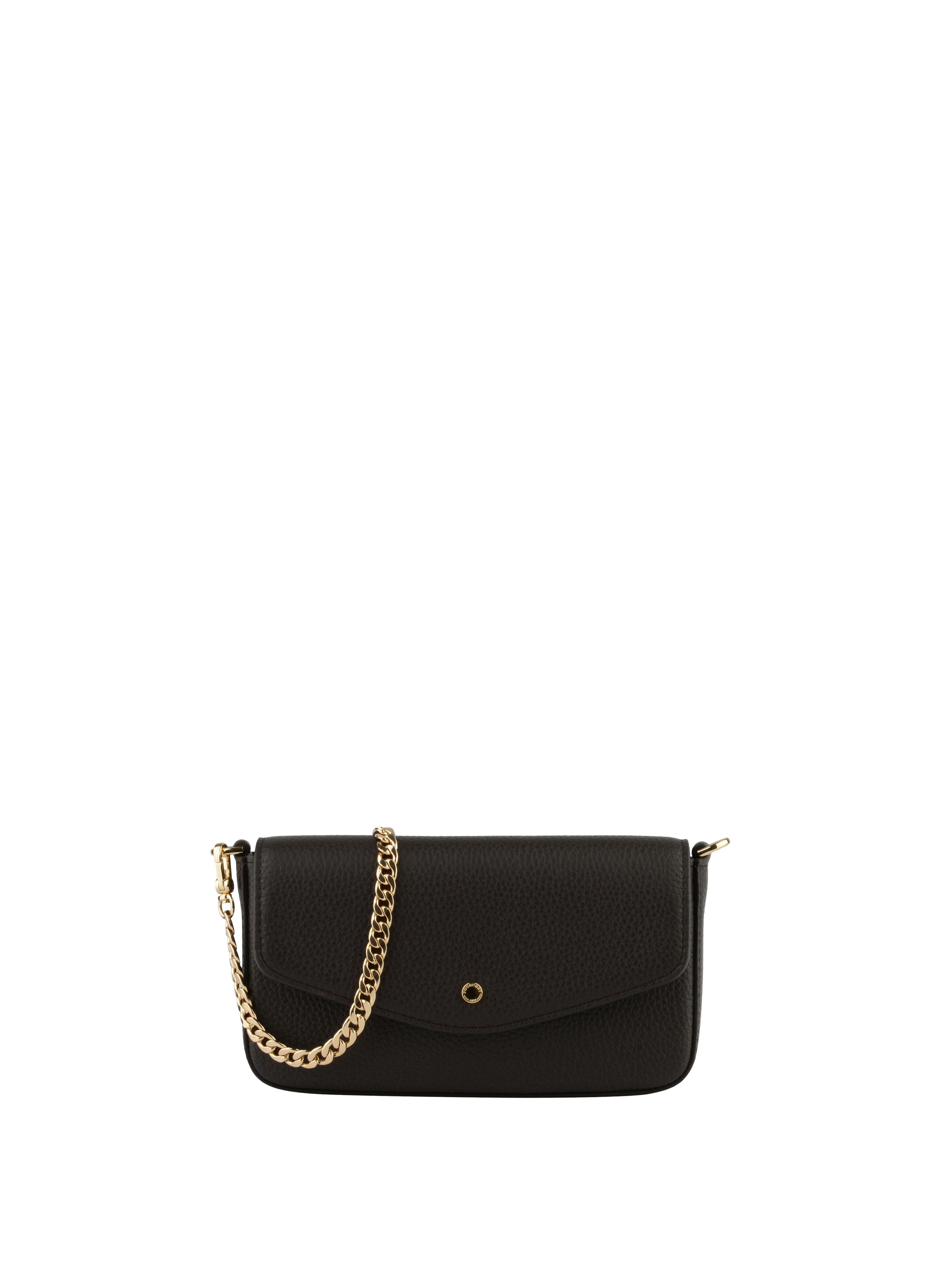 Black clutch bag