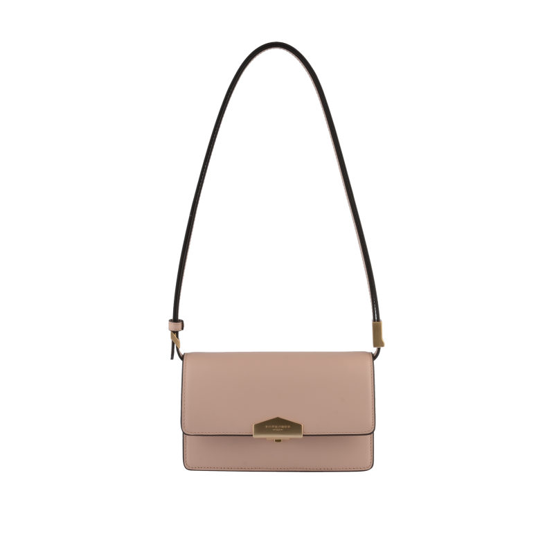 Small powder pink shoulder bag