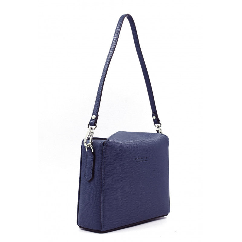 Navy canvas shoulder bag