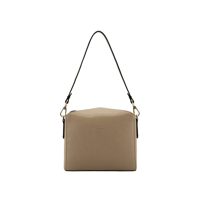 Studded Tassel Bag In Taupe