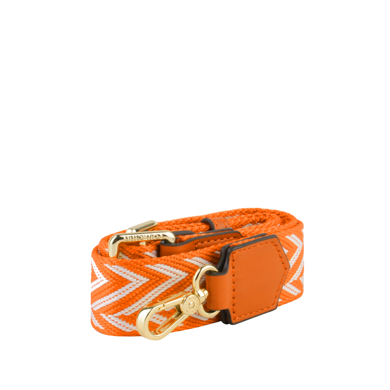 Bandoulière | Chevron orange