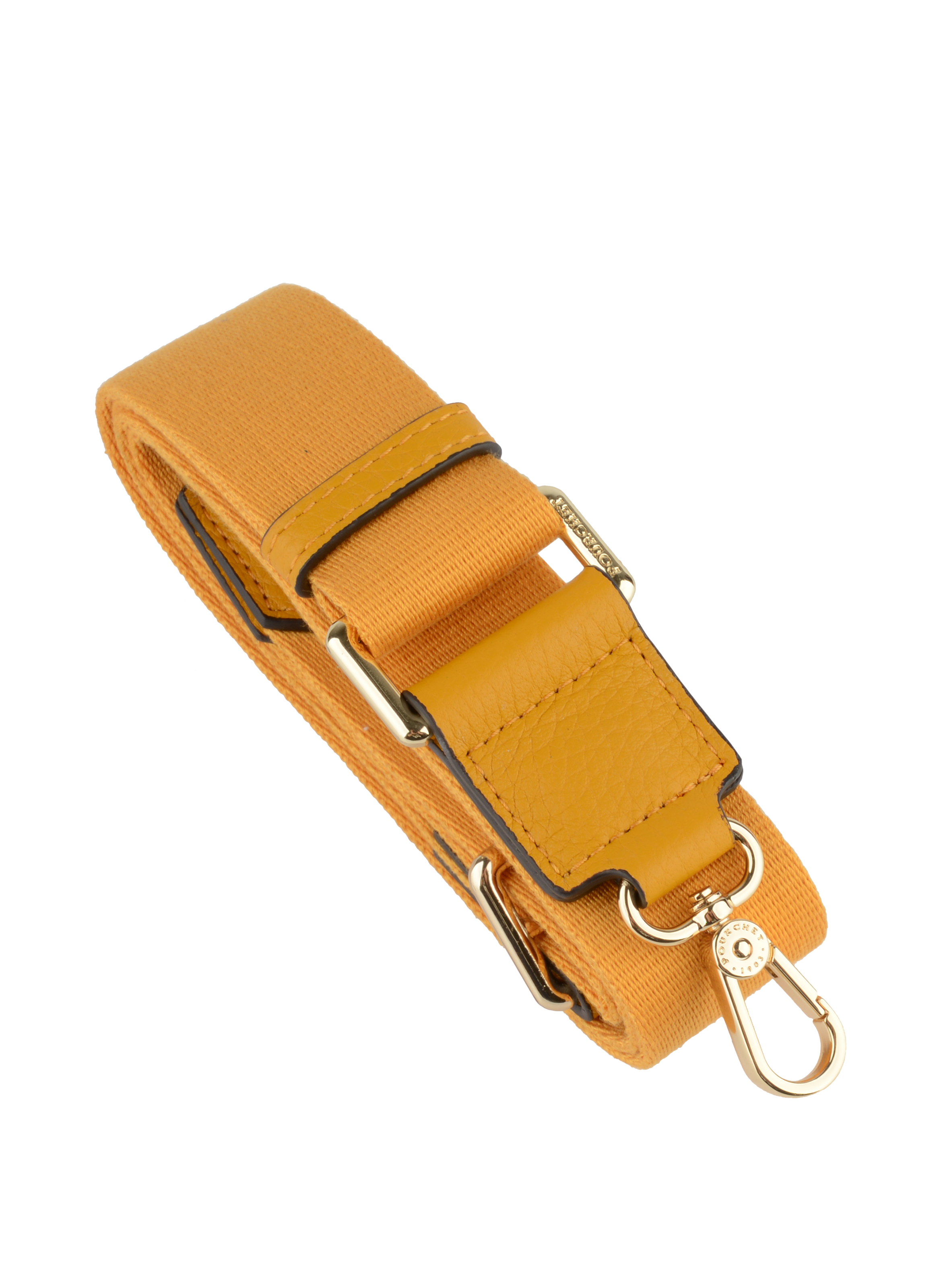 Bandoulière unie safran