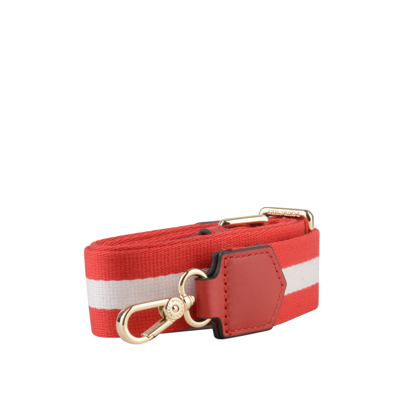 Bandoulière | Rayures rouge
