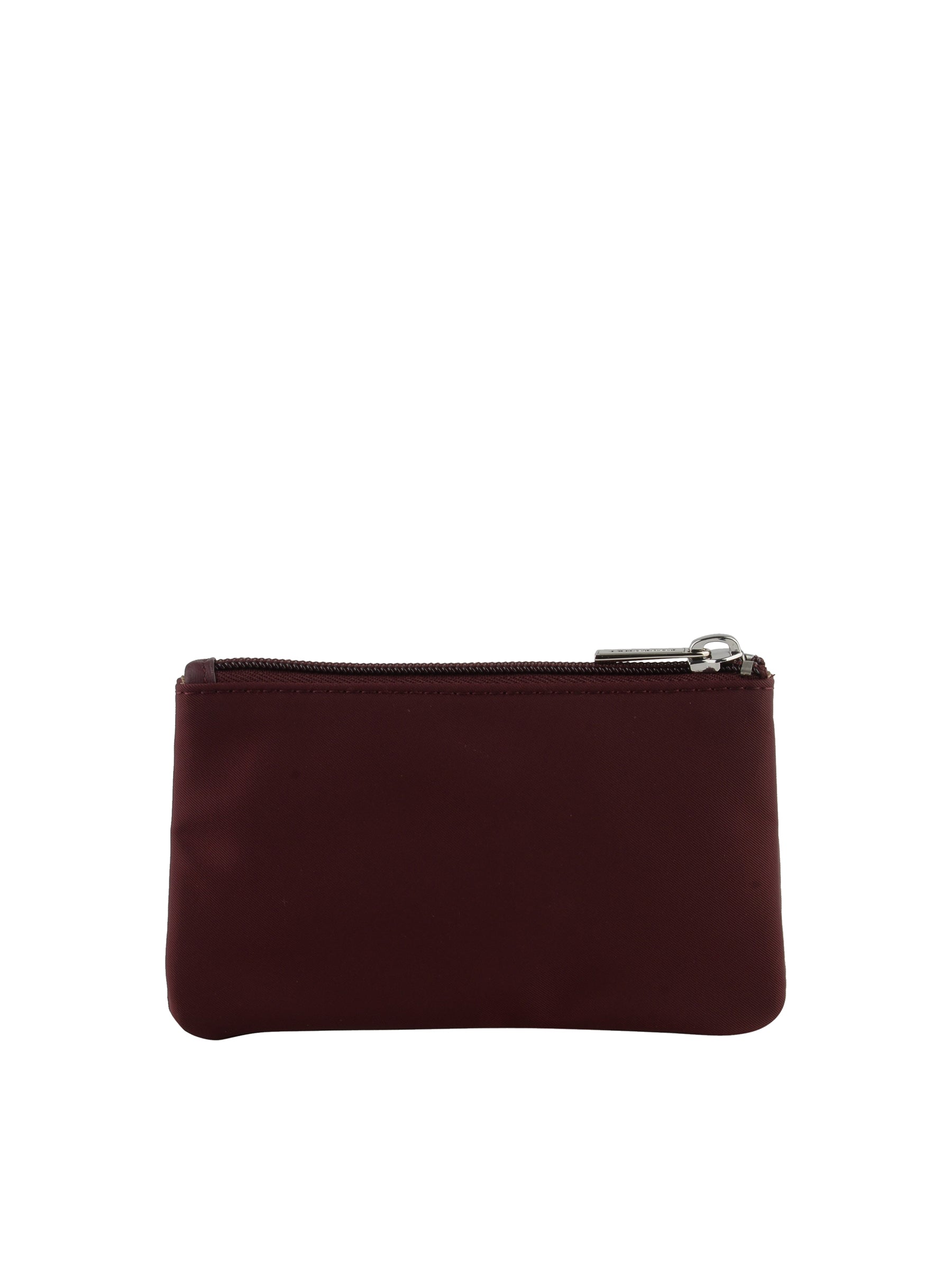 Small burgundy purse