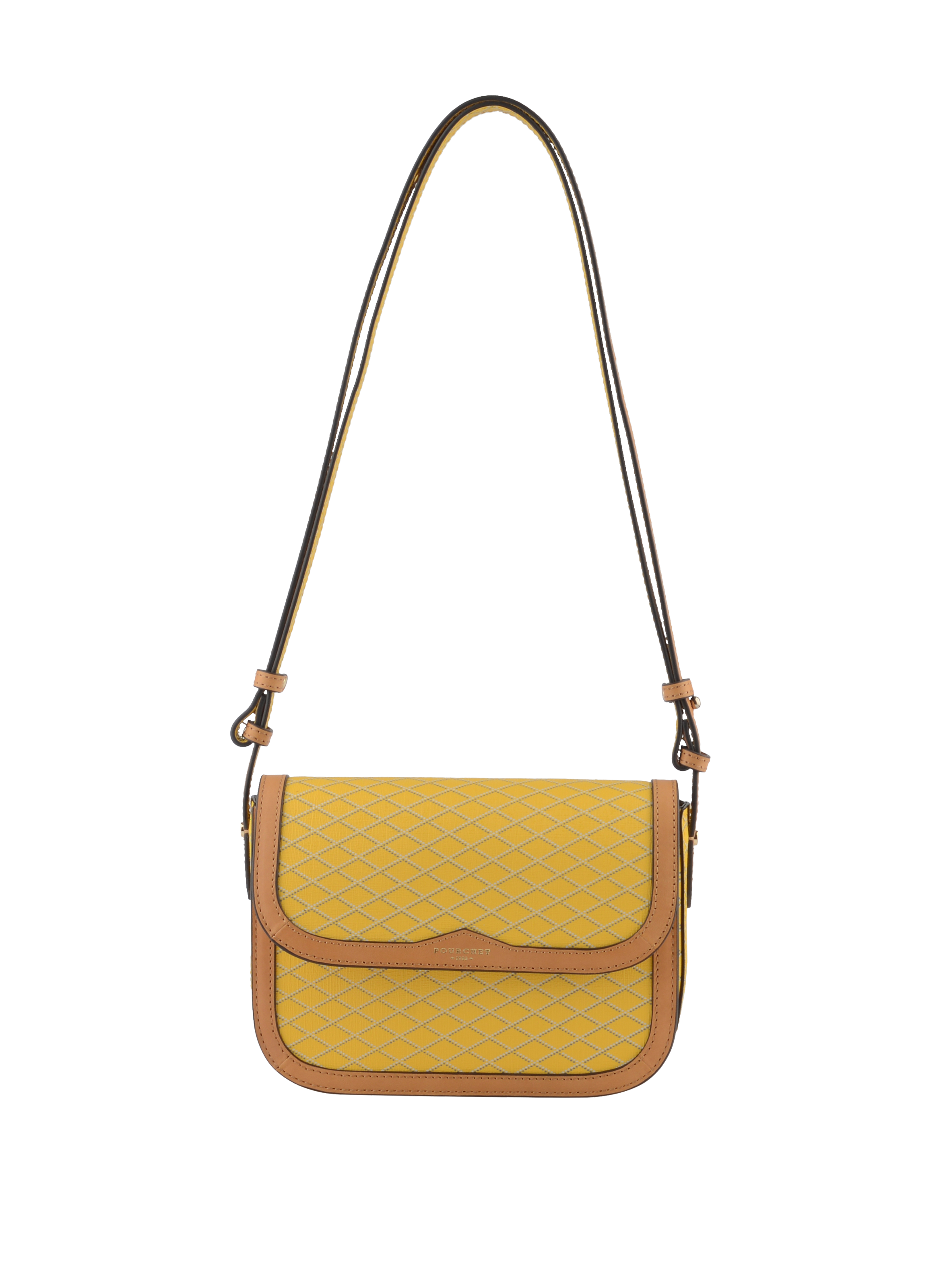 Waves - Petit sac à rabat jaune