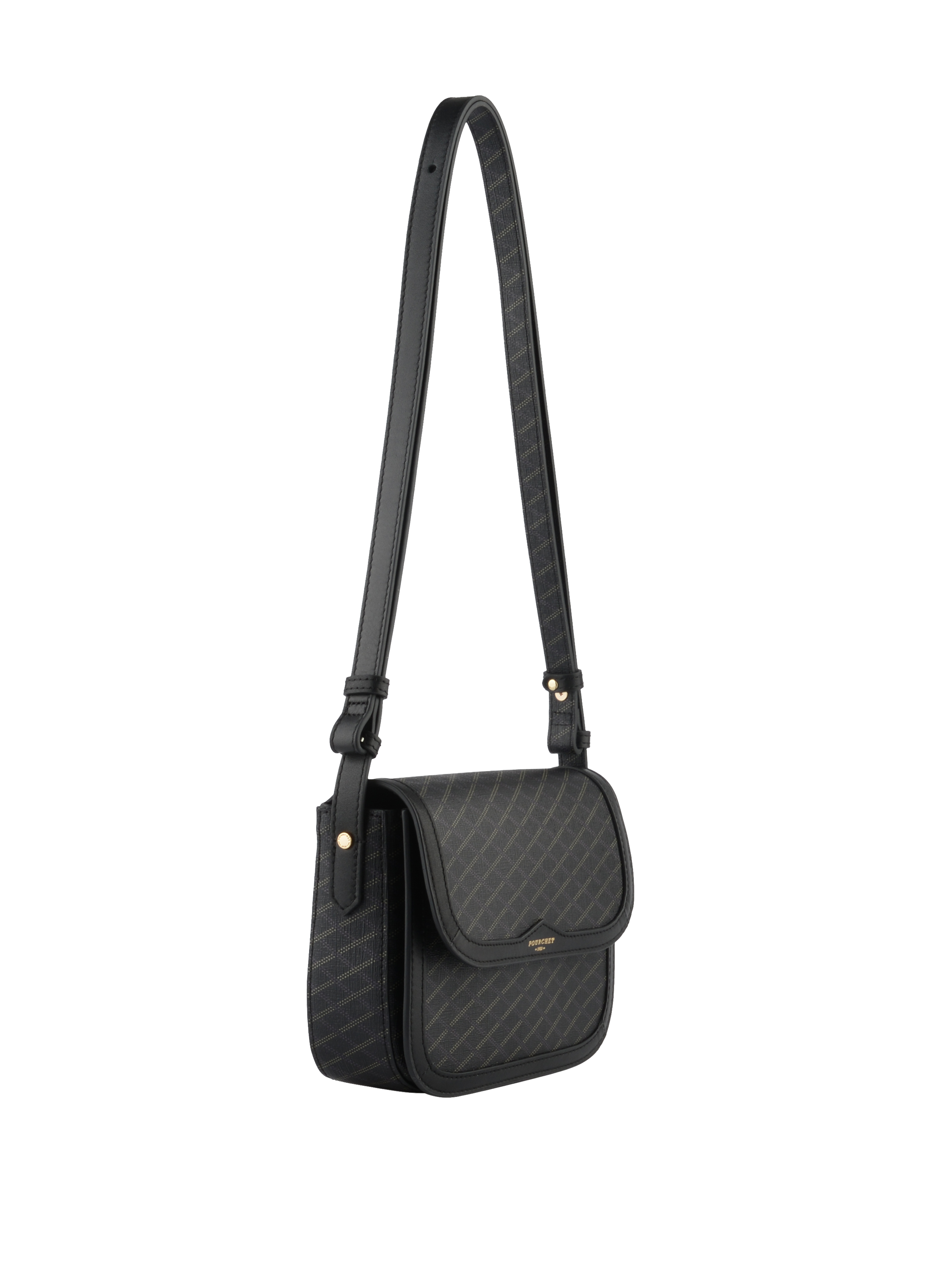 Waves - Petit sac à rabat noir