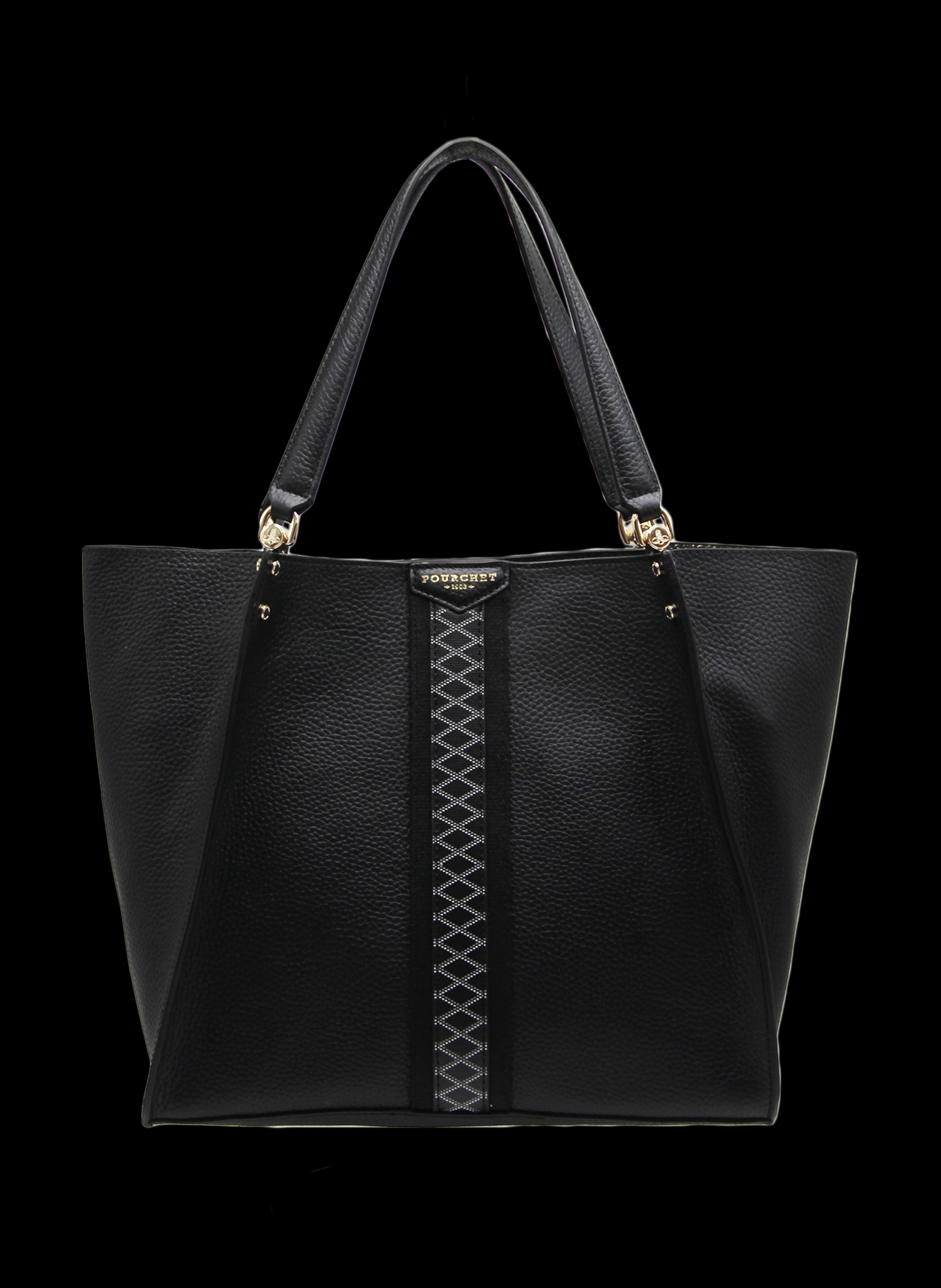 Grand cabas Hebdo Madison noir
