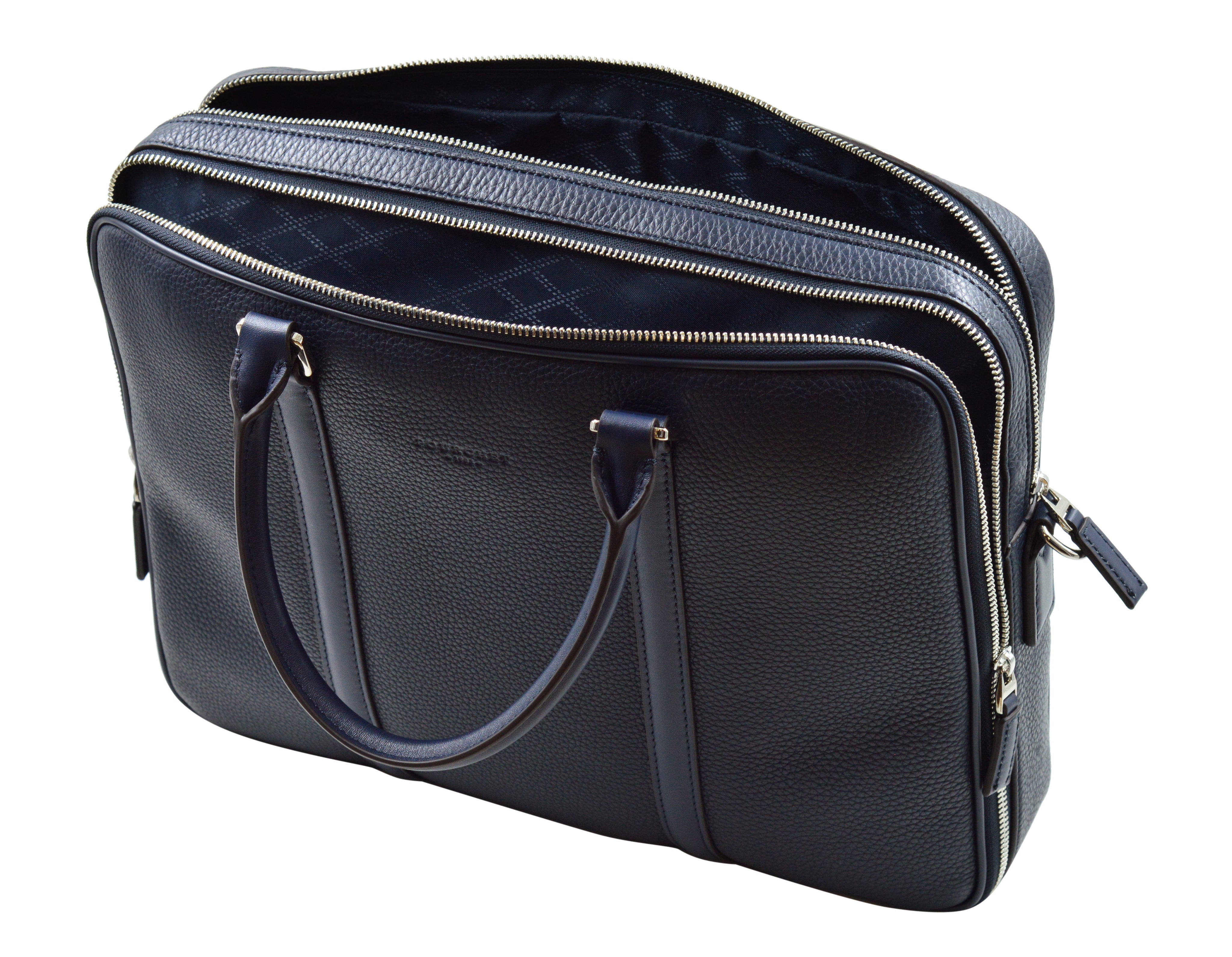 Ethan | Porte documents 2 soufflets marine