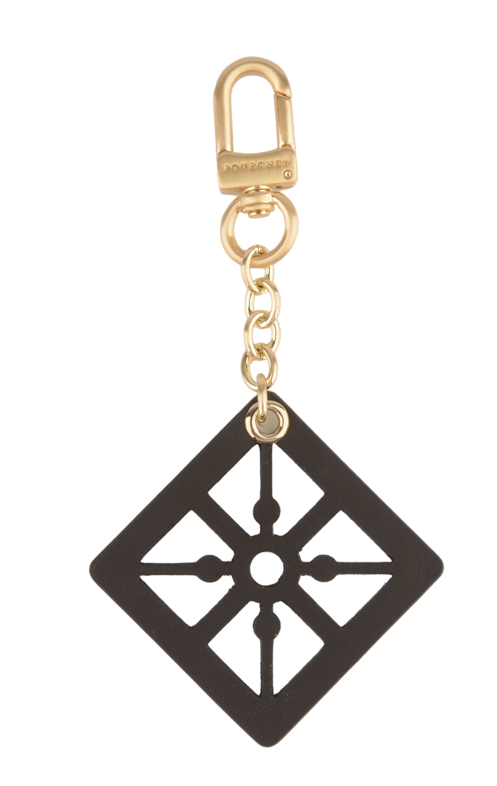 Charm en cuir - Place des vosges marron